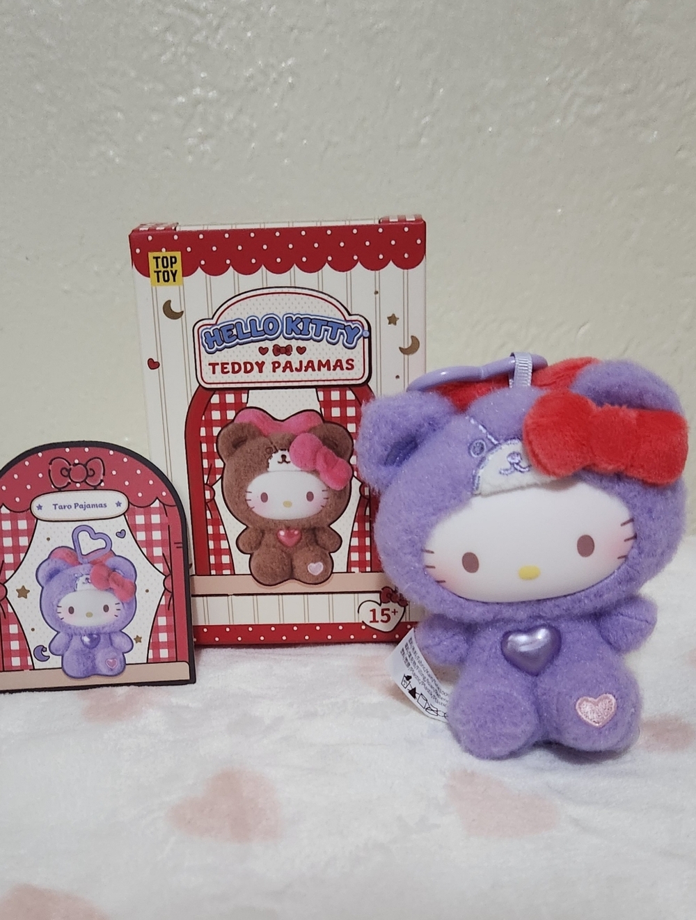 HELLO KITTY Teddy Bear Pajamas Series Blind Box Taro Pajama (Purple) Top Toy